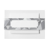 Diamond Pattern - Abstract veelhoek Uitnodigingen Wikkel (Voorkant Voorbeeld)