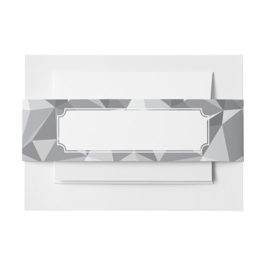 Diamond Pattern - Abstract veelhoek Uitnodigingen Wikkel (Voorkant Voorbeeld)