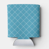 Diamond Pattern Aqua Blikjeskoeler (Achterkant)