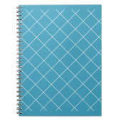 Diamond Pattern Aqua Notitieboek (Voorkant)