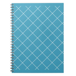 Diamond Pattern Aqua Notitieboek