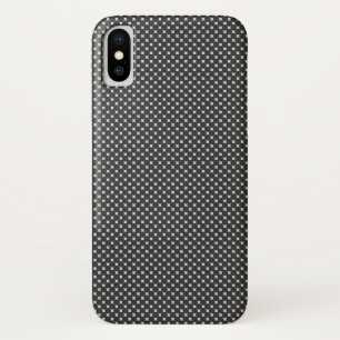 Diamond Pattern Black and White iPhone X Hoesje