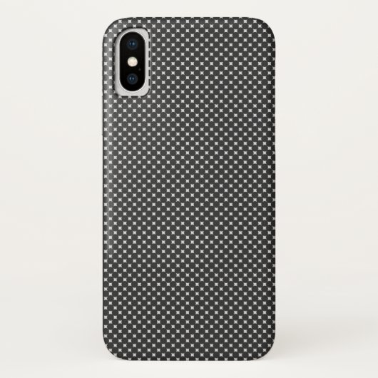 Diamond Pattern Black and White Case-Mate iPhone Case (Achterkant)