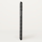 Diamond Pattern Black and White Case-Mate iPhone Case (Achterkant / rechts)