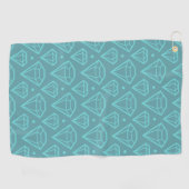 Diamond Pattern | BLAUWGROEN Golfhanddoek (Horizontaal)