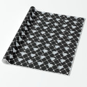Diamond Pattern Bling Bling Designer: kijk naar ca Cadeaupapier (Uitgerold)