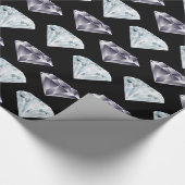 Diamond Pattern Bling Bling Luxury Expensive Gift Cadeaupapier (Hoek)