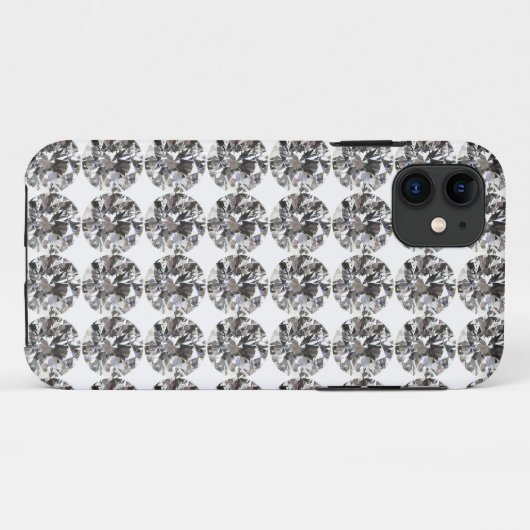 Diamond Pattern Case-Mate iPhone Case (Achterkant (horizontaal))