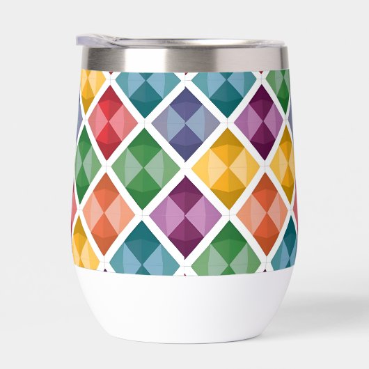 Diamond Pattern Coffee Mok (Rechts)