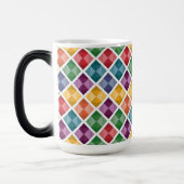 Diamond Pattern Coffee Mok (Links)