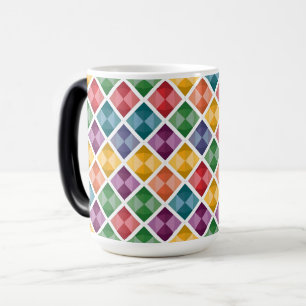 Diamond Pattern Coffee Mok