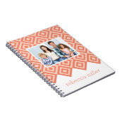 Diamond Pattern Custom Notitieboek (Rechterzijde)