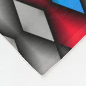 Diamond Pattern Fleece Deken (Hoek)