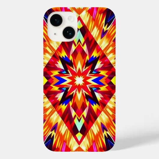 Diamond Pattern Full Shine Emissie Mobiel Case-Mate iPhone Case (Achterkant)