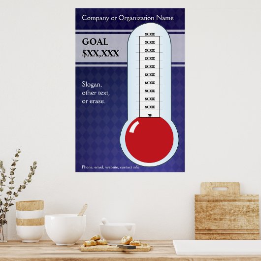 Diamond Pattern Gage Poster (Keuken)