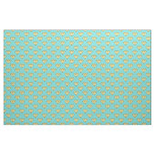 Diamond Pattern - Geel & Turquoise Stof (Fat Quarter)
