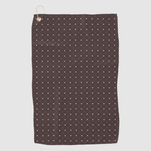 Diamond Pattern Golfhanddoek (Voorkant)