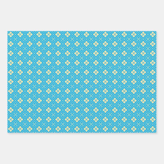 Diamond Pattern Inpakpapier Vel (Voorkant)