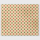  Diamond Pattern Kerstmis Cadeaupapier (Vlak)