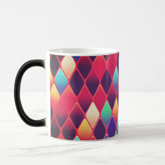 Diamond Pattern Magische Mok (Links)
