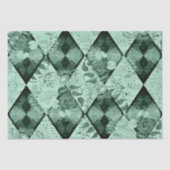 Diamond Pattern met Florals Decoupage Tissuepapier (Voorkant)