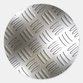Diamond Pattern Metal Let Stickers (Voorkant)
