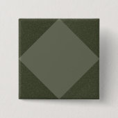 Diamond Pattern Moss Green Pin Button (Voorkant)