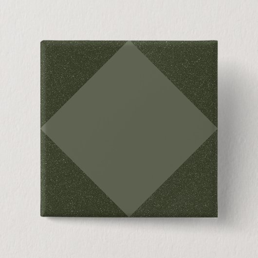 Diamond Pattern Moss Green Pin Button (Voorkant)