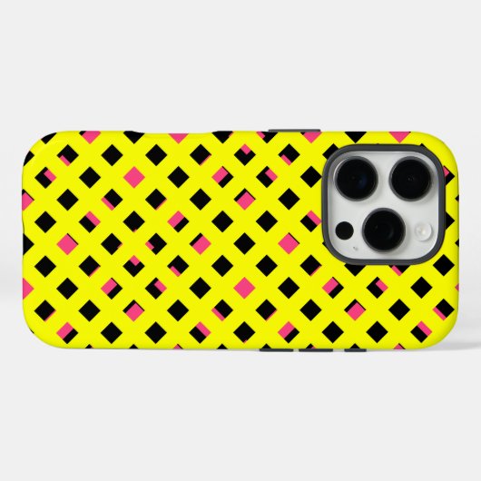 Diamond Pattern-ontwerp Case-Mate iPhone Case (Achterkant (horizontaal))