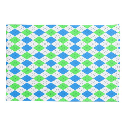 Diamond Pattern Pillow Hoesjes Kussensloop (Achterkant-Links)