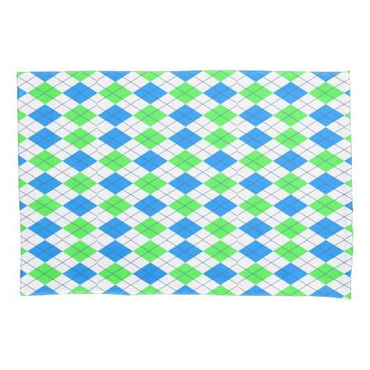 Diamond Pattern Pillow Hoesjes Kussensloop (Voorkant-Links)