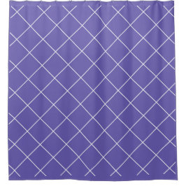 Diamond Pattern purple Douchegordijn