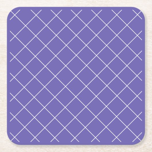Diamond Pattern purple Kartonnen Onderzetters (Voorkant)
