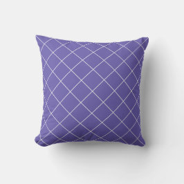 Diamond Pattern purple Kussen