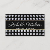 Diamond Pattern | Visitekaartje met goudvormig (Voorkant)