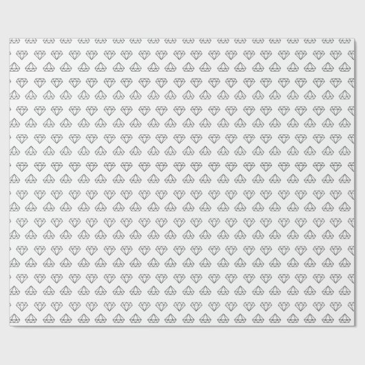 Diamond Pattern Wrapping Paper Cadeaupapier (Vlak)