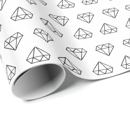 Diamond Pattern Wrapping Paper Cadeaupapier (Rol Hoek)