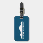 Diamond Peak alstublieft Bagagelabel (Voorkant verticaal)