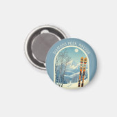Diamond Peak Nevada Lake Tahoe ski souvenir Magneet (Voorkant / Achterkant)