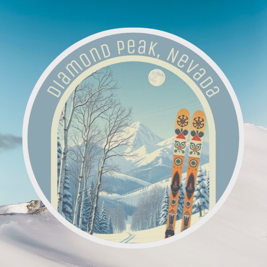 Diamond Peak Nevada ski souvenir  Sticker