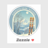 Diamond Peak Nevada ski souvenir  Sticker (Vel)