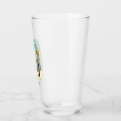 Diamond Peak Nevada vakantie après-ski bierglas Glas (Links)