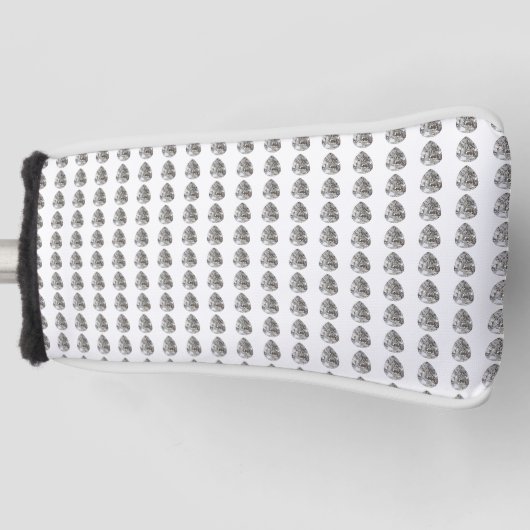 Diamond Pear Patroon Golfheadcover (Voorkant)