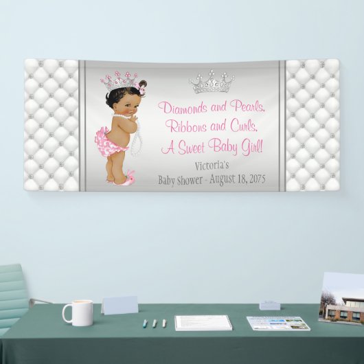 Diamond Pearl Ethnic Princess Baby shower Spandoek (Beurs)
