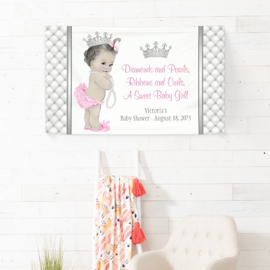 Diamond Pearl Princess-Baby shower Spandoek (Insitu)