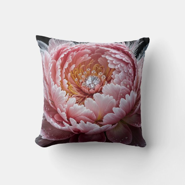 Diamond Peony Pillow Kussen (Voorkant)