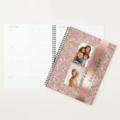 Diamond Photo Glitter Name Monogram Roos Gold Planner (Display)