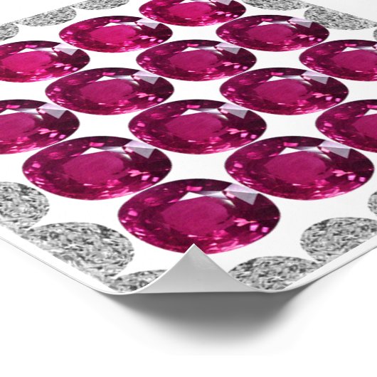 Diamond Pink Tourmaline Poster (Hoek)