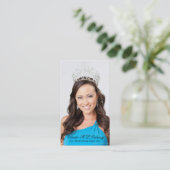 Diamond Platform Pageant Visitekaartje (Staand voorkant)