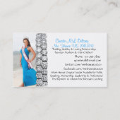 Diamond Platform Pageant Visitekaartje (Achterkant)